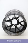 Alloy Wheel, Matte Black, Size 15x10, Type BTTW-03