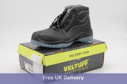 Veltuff Men's Toecap Boots, Black, UK 9