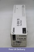 Canon C-EXV 35 Toner Cartridge, Black. Box damaged