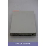 Two Alcatel Lucent OS6450-P10 Omni Switch Ports Stackable Gigabit Ethernet LAN Switches