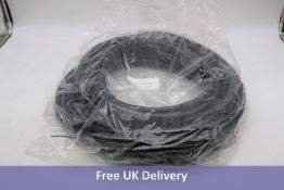 Three S&M Rubber Drip Pipe, 12 mm x 25 m, Black