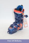 Lange World Cup RS Z Soft+ Race Ski Boot, Legend Blue, Size 24.5 / 92+. Box damaged