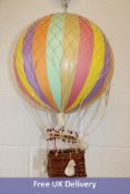 Radish Loves Authentic Travels Light Air Balloon Model, Rainbow, Medium. Box damaged