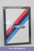 Displate BMW M3 World Touring Car, 26.6" x 18.9"cm, Slight Damage To Right Side Middle