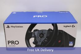 Logitech Pro Series PRO Racing Wheel with Direct Drive and Trueforce, Black. Box damaged