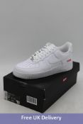 Nike X Supreme Air Force 1 Low SP Trainers, White, UK 7.5