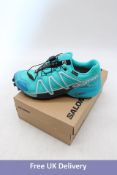 Salomon Women's Speed Cross 4 GTX Trainers, Bluebird/Icy Morn/Ebony, UK 6