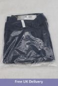 Two Adidas Performance Polo T Shirt, Navy, Size XXL