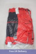 Salomon Men's Force 3L Shell Jacket, Fiery Red, Size M