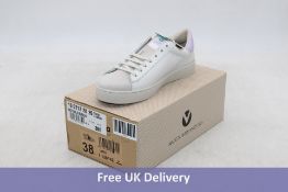 Victoria Berlin Leather Trainers, White/Lilac, UK 5