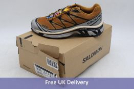 Salamon XT-6 Trainers, Cathay Spoce/Quarry/Rose Cloud, UK 5.5. Box damaged