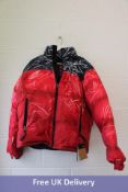 Supreme The North Face Printed Nuptse Jacket Red, Size M