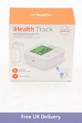Six iHealth Track Smart Upper Arm Blood Pressure Monitors, White