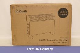Collovati 2000W Convector Heater with 3 Heater Settings