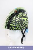 Two Raskullz T-Rex Bonz Mohawk Kid's Cycle Helmets, Black/Green, Aged 3-5, 48-52cm