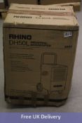 Rhino DH50L Industrial Dehumidifier, 110V 800W. Box damaged, Untested