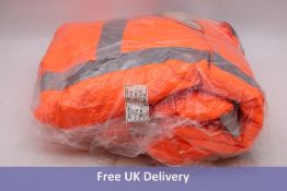 Three Hi-Viz Jackets to include 2x Orange, Size 4XL, 1x Yellow, Size L