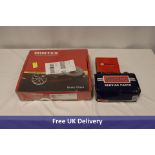 Four Brake Parts to include 1x Borg and Beck Brake Pads, BBP2236, 1x Brake Wear Lead 9E10012, 2x Min