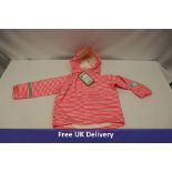 Two Reima Vesi Children's Raincoat, Pink, Size 128 cm
