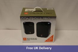 JBL Control 1 Pro Two Way Loudspeakers, Black
