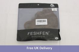 Twenty FESHFEN Hair Bun Extension Scrunchies, Light Auburn