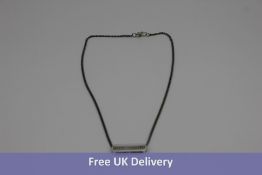 Buddha To Buddha Essential Logo Necklace XS Silver, 45.5 cm