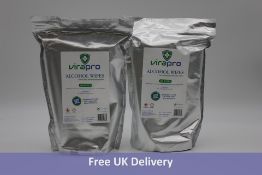 Virapro Alcohol Wipes, 200 Wipes