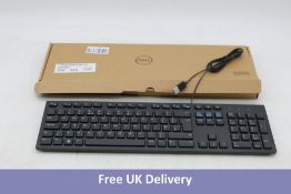 Three Dell KB216 Keyboard, Black