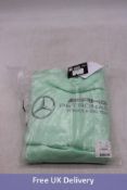 Mercedes AMG Petronas F1 Retro Hoody, Mint Green, Medium