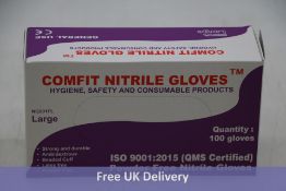 Ten Comfit Nitrile Gloves, Packs of 100