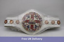 WBC The Union Belt World Champion Replica Belt, White, Some Marks On Back of Belt. Box damaged