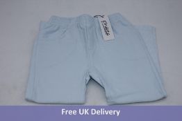 Four Piruleta Soft Children's Trousers, Light Blue, UK 2-3 Years