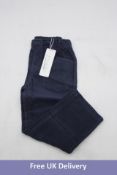 Five Piruleta Soft Children's Trousers, Dark Blue, UK 18 Months