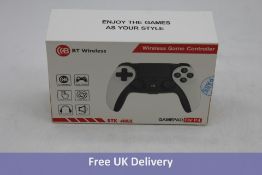 Five Kingefir STK-4003L Wireless Game Controllers for Playstation 4 with Dual Vibration, White