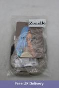 Zee Elle Hair Accessory, Light Grey, Long