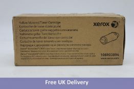 Xerox Metered Toner Cartridge, 106R03894, Yellow