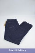 Make Your Own Jeans Custom Men's Jeans, Indigo, W35.5cm L41.5cm