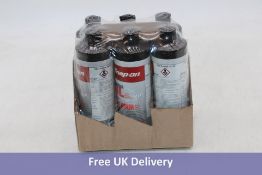 Six bottles of SnapOn Air Motor Oil