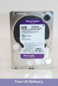 Western Digital Purple 6TB Surveillance 3.5 Inch SATA 6 Gb/s Hard Disk Drive with Allframe 4K Techno