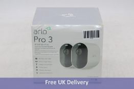 Arlo Pro 3 2K Wireless Two Security Camera System