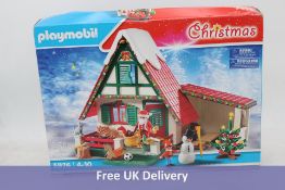 Playmobile 5976, Santa's Home, Age 4-10. Box damaged