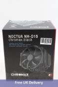 Noctua NH-D15 Chromax CPU Cooler, Black