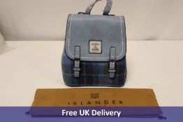 Islander Harris Tweed Blue Tartan Jura Backpack