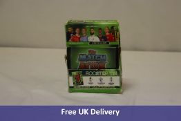 Five Topps Match Attax Green Glow Booster Tins Season 2022/23, Outer Sleeves damaged