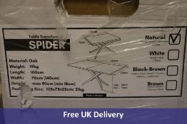 Oak Table Transformer Spider, Natural