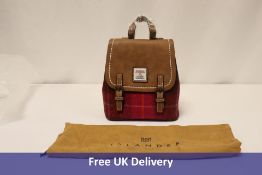 Islander Harris Tweed Fuschia Tartan Jura Backpack