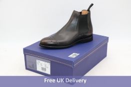 Church's Men's Viscount Calf Leather Brogue Boot, Ebony, Size 8 F. Box damaged, Some Damage To Toe o