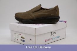 Joya Traveler II Men's Shoes, Light Brown, Nubuck Leather, UK 11