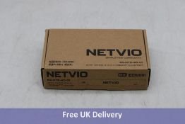 Netvio HDBaseT POC Receiver, 40M 4K/60 HDE, 100M 1080P, with Ethernet, Arc, 2-Way IR, RS-232, Black