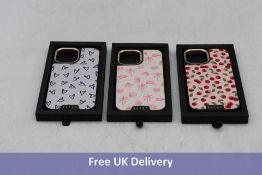 Three Elite Burga iPhone Cases, Various Designs and Colours